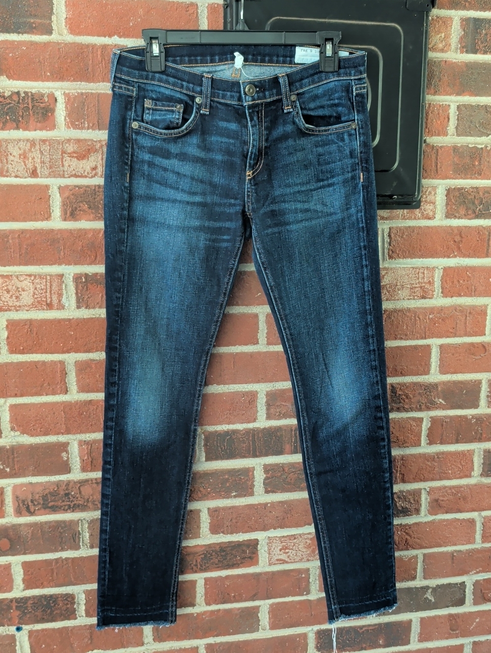 Rag & Bone Dre Low Rise Slim Leg Boyfriend Jeans Size 27